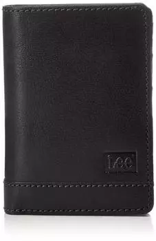 Bifold High Quality Soft Cow Leather Genuine Medium Black [Lee] Wallet, (Cowhide), Leather, Size, Billfold,