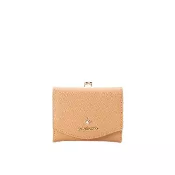 Bifold Wallet Bijou Arch Folding Wallet Camel [Samantha Vega]