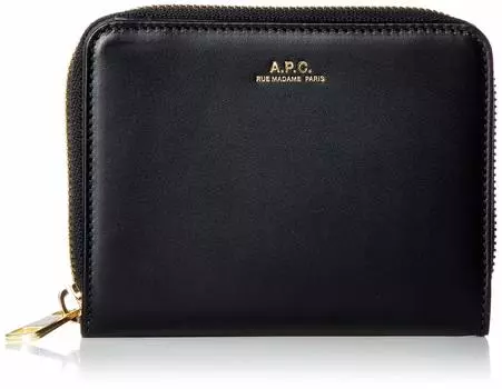 Bifold Wallet CompactEmmanuelle Noir [Apace] PXAWV-F63029 [Item]