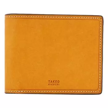 Bifold Wallet Genuine Leather 780613 Margo II Leather Cowhide Camel [Takeokikuchi] Men s [04]