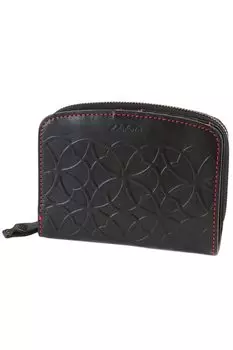 Bifold Wallet Genuine Leather Black [Dakota] Women s DA-30650-10