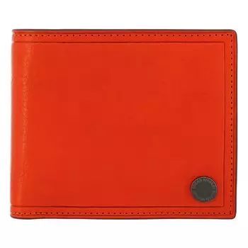 Bifold Wallet Genuine Leather Coin 730615 Mini Wallet Cowhide Leather Orange [Takeo Kikuchi] Men s [26]
