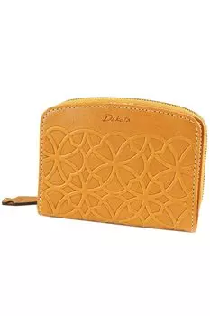 Bifold Wallet Genuine Leather Mustard [Dakota] Women s DA-30650-53
