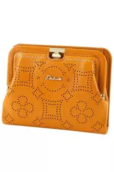 Bifold Wallet Genuine Leather Mustard [Dakota] Women s DA-31404-53