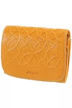Bifold Wallet Genuine Leather Mustard [Dakota] Women s DA-30651-53