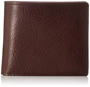 Bifold Wallet with Coin Purse Genuine Leather Italian Leather Vegetable Tannin Unlined No11425 Brown x Natural [Ultima Tokyo] [Macchiato/Macchiato]