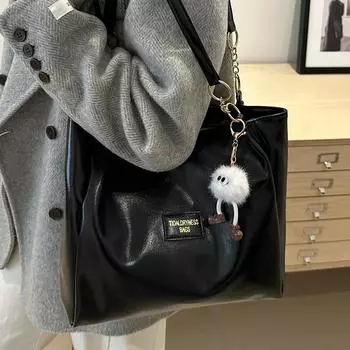 Большая сумка Женская Зимняя Модная Ретро Сумка-тоут для поездок Вместительная Универсальная Сумка через плечо Женская сумка