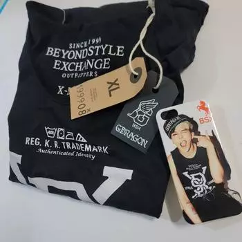 Big Bang Gd Bsx Черная футболка Nashi Xl + Dumb