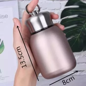 Big Belly Cup Stainless Steel Portable Coffee Cup Heat Preservation Mini Good Looks Cups for Coffee and Tea Fashion Simple Iced 300ml зелёный