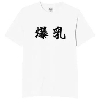 Big Big Small Breasts Funny Story Funny L size [Oremake] Breasts, Breasts, Breasts, Breasts, T-shirt, T-shirt, T-shirt, T-shirt, Text, White,