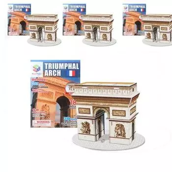 Big Dream Париж Триумфальная арка 3D Трехмерная головоломка 4P Набор Корея 3D головоломка