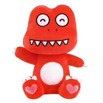Плюшевая игрушка динозавр с большими ногами, популярные игрушки для корейских детей