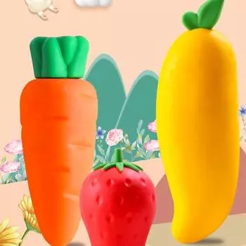 Big Mac Fruit Creative Carrot Eraser Уникальные и милые канцелярские принадлежности для школы, офиса, детей, студентов, карандашей, ластик, приз, подарок 1
