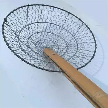 big mesh Strainer Colander Skimmer chelf tool french fried basket fryer oil frying scoop noodles dumpling sieve flour sifter
