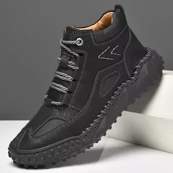 Известные бренды, высококачественные зимние кожаные ботинки Martin, мужские высокие рабочие ботинки, бархат. 38