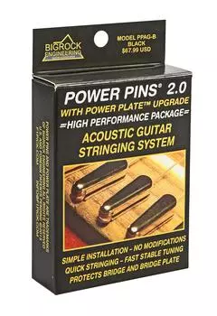 Big Rock Engineering Power Pin Plate для акустической гитары + (черный)