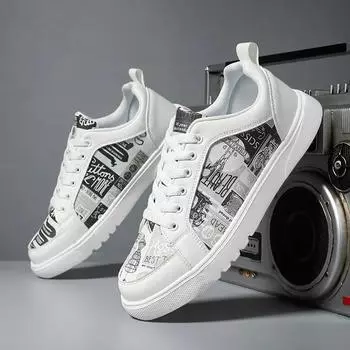 big size 39-47 new fashion White Board Shoes Sneakers for Men Shoes Casual Running Luxus Designer Shoes for Boy Tnis Masculino 39 белый
