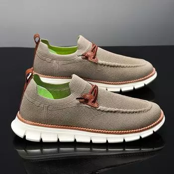 Big Size 39-48 Breathable Mesh Shoes Men Slip-On Flat Casual Sneakers Man Comfortable Lightweight Men s Loafers zapatos hombre 39