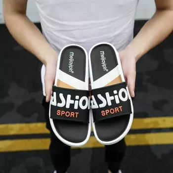 Большие размеры 49 50 мужские тапочки парные сандалии для мужчин модная домашняя мягкая обувь шлепанцы нескользящие пляжные шлепанцы унисекс 36(Suit Feet 35) синий