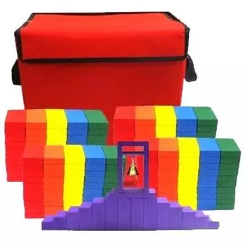Big Sol Storming Color Domino 216 шт. коробка для хранения, популярная корейская игра