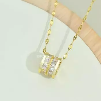 Big Waist Necklace, Women S High-End Sense, Trendy Temperament, Inlaid Zircon Pendant, Street Auction