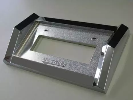 BIG WEST Plated License Plate Pointed for Small and Medium Vehicles Frame, Type,