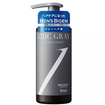 Bigen CHIC GRAY Кондиционер для седых волос чистый серый Chic Gray 300 г эксклюзивный мужской [Кондиционер для волос/Для волос] [Бренд Amazon]