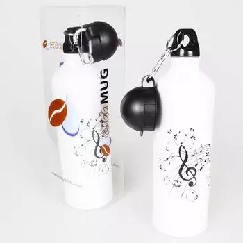 Biggdesign Бутылка для воды с карабином алюминиевая, 750 Ml