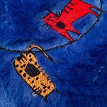 Biggdesign Hot Water Bottle with Soft Plush Cover, 68 OZ / 2L Large, Washable Hot Water Bag for Cramps, Neck and Back Pain, Feet and Shoulders (Blue)