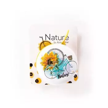 Biggdesign Nature Bicycle Bell, Bicycle Bell, Loud Crisp Clear Sound , Compatible With Handlebars Between 19-22 Mm, 75 Db Sound Level,