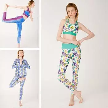 Biggdesign Nature Sports Leggings and Tanktop, Soft Textured Polyester Fabric