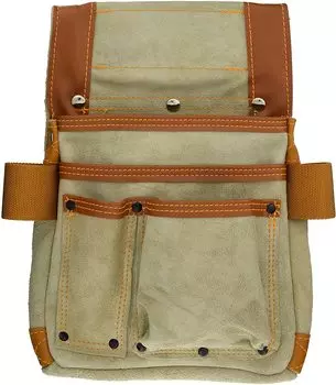 Bigman Delma Leather Nail Bag with Tool Large Holder, PK-917