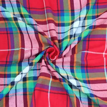 Bigreams несшитая окрашенная в пряже чистая хлопковая разноцветная клетчатая летняя рубашка для мужчин, продается метрами 1 Meter Fabric темно-синий