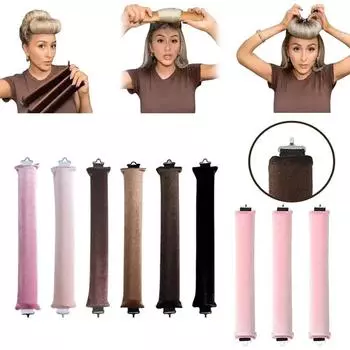 Бигуди для волос, ролики, мягкие ненагреваемые кудри, резинка для завивки волос для сна, резиновый инструмент для завивки волос, 3 крючка, бигуди для ленивых волос, инструменты для укладки волос