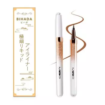 Bihada Liquid Highlights For Lower Brown [Популярная] Подводка для глаз, Подводка для глаз, Не размазывается, Ультратонкая, Быстросохнущая подводка для глаз, Водостойкая, Веки,