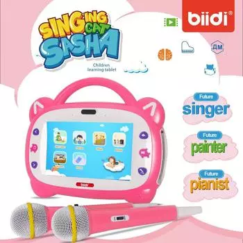 Biidi Детский планшетный компьютер машина для раннего образования розовые развивающие игрушки