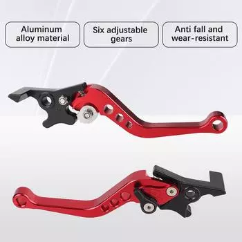 Bike Adjustable Grip Front And Rear Disc Brakes Modification Accessories Motorcycle Clutch Brake Universal Handle Drum Lever чёрный