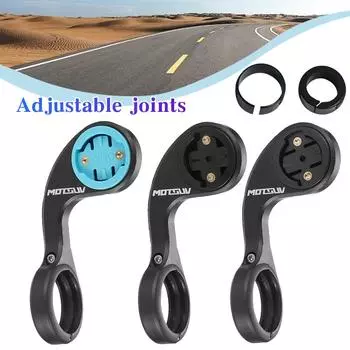 Bike Computer Mount Adjustable Extension Computer Mount for Garmin/Bryton/Wahoo Garmin