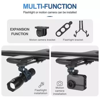 Bike Computer Mount, Out-Front Bike Computer Mount for Bike Computer, Bike Computer Mount Adapters Base