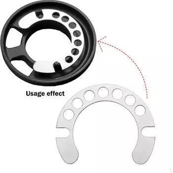 Bike Front Fork Washer Headset Spacer Adjusting Spacers Bicycle Stem