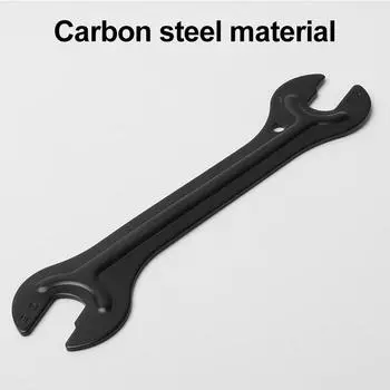 Bike Head Open End Axle Hub Cone Wrench 13 To 16mm High Carbon Steel MTB Bicycle Hub Spanner Repair Bike Tools чёрный