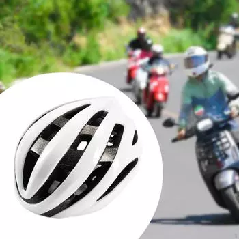 Велосипедный шлем Велосипедный регулируемый вентиляционный легкий велосипедный спортивный шлем для White