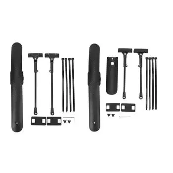 Bike Mud Guards PP Cycling Mudguard Thicken Wheel Mudflap Splashing Guard with Adjustable Bracket fo Front