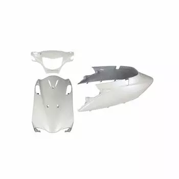 Bike Parts Center Exterior Set 3 Piece Set White White Cowl Painted Genuine Type Suzuki Address CF46A CF4EA 3095 V125/G