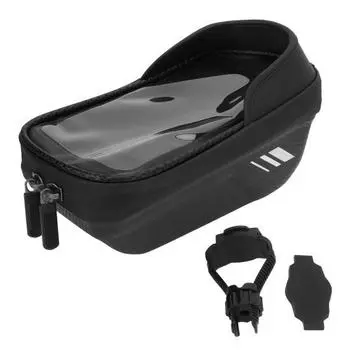 Bike Phone Bag EVA TPU Durable Sun Visor Waterproof Zipper Sensitive Touch Screen Bike Phone Holder for 7in Phone
