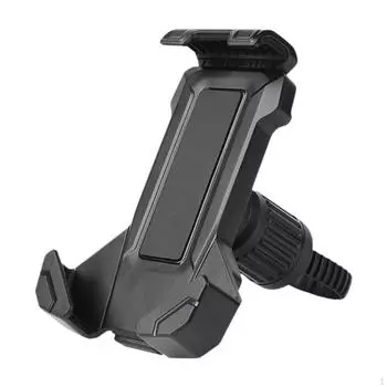 Bike Phone Holder Adjustable Clamp Stable Cycling Equipment Windproof Shockproof Motorcycle
