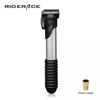 Велосипедный насос высокого давления ручной мини-дорожный велосипедный воздушный компрессор с держателем для MTB Schrader и Presta Valve Fietspomp серый