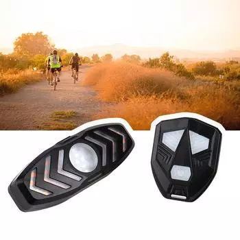 Задний фонарь для велосипеда, сигнал поворота для велосипедистов, 5 режимов освещения, фонарь поворота для велосипедов с беспроводным пультом дистанционного управления