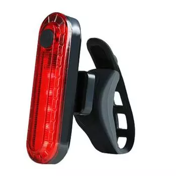 Bike Rear Tail Light USB Rechargeable Red LED Bright Taillights Fit On Any Bicycle/Helmet Easy To Install For Cycling Safety