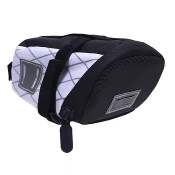 Bike Saddle Bag 1.3L Capacity Rainproof Hard Wearing Cycling Under Seat Pouch for Mountain Road
